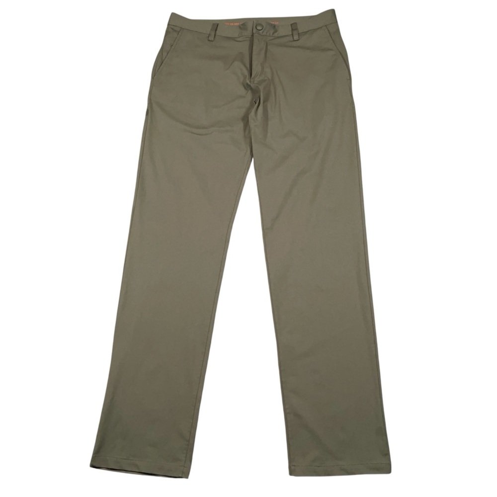 Rhone Commuter Pants Green Performance Stretch Casual Golf 34x32